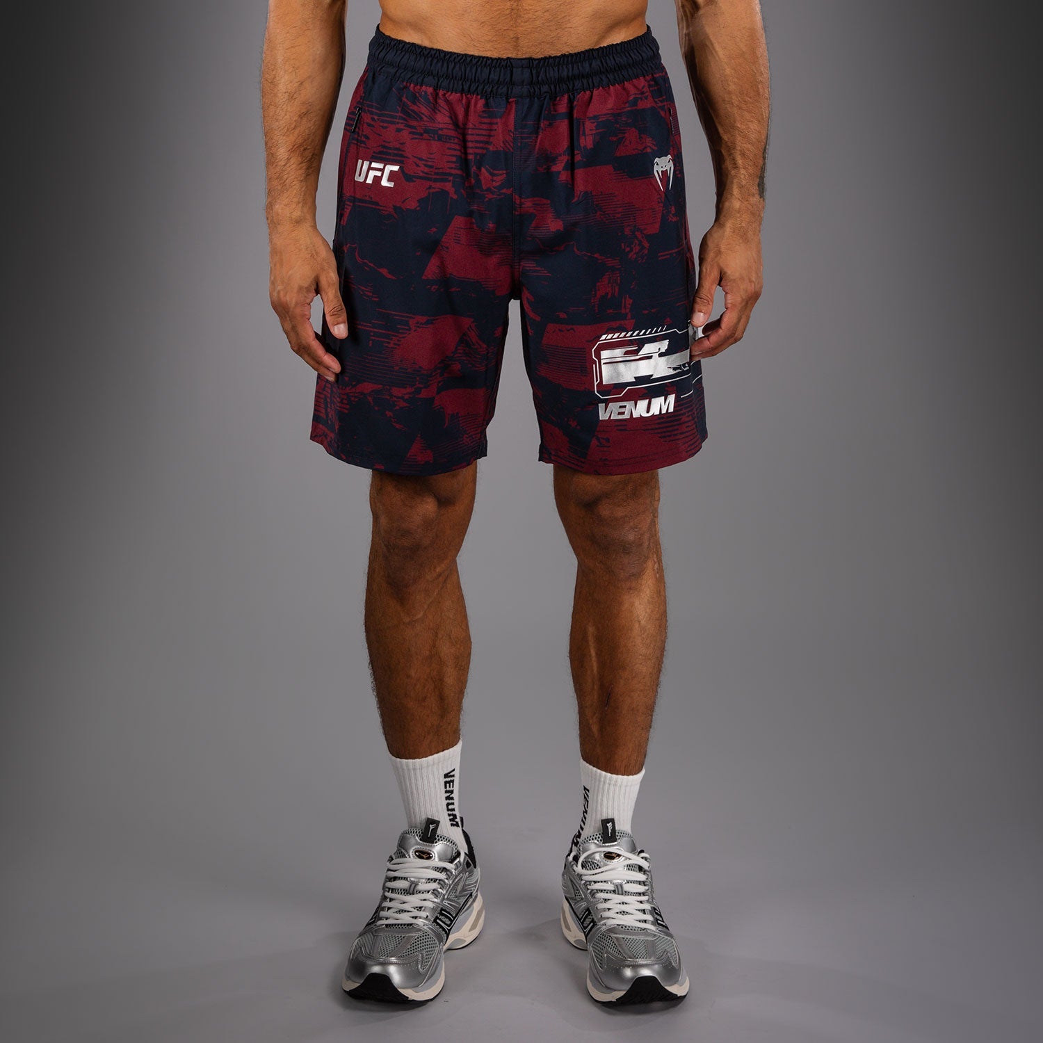 Pánské kraťasy UFC Zenith by Venum Burgundy Authentic Fight Week Performance Short